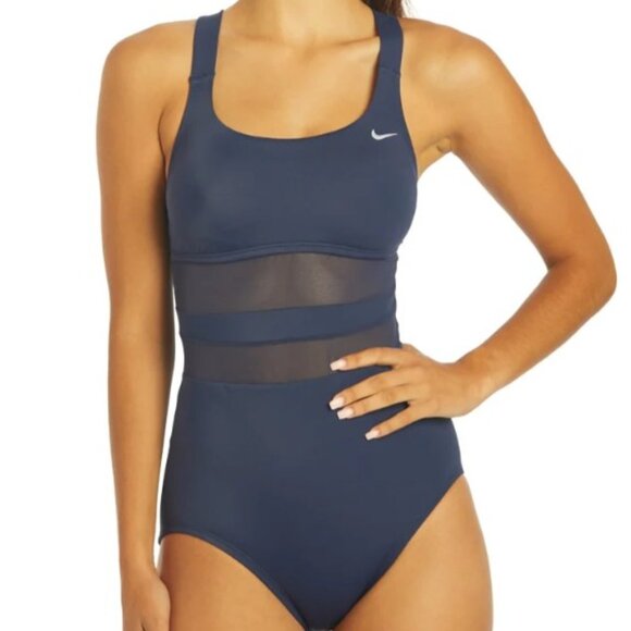 Nike V Back One Piece Swimsuit - Picture 10 of 12